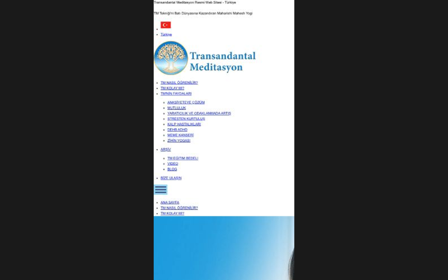 Transandantal Meditasyon (TM) Türkiye