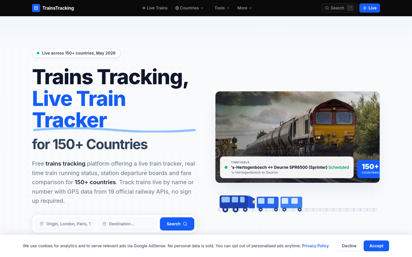 Trains Tracking