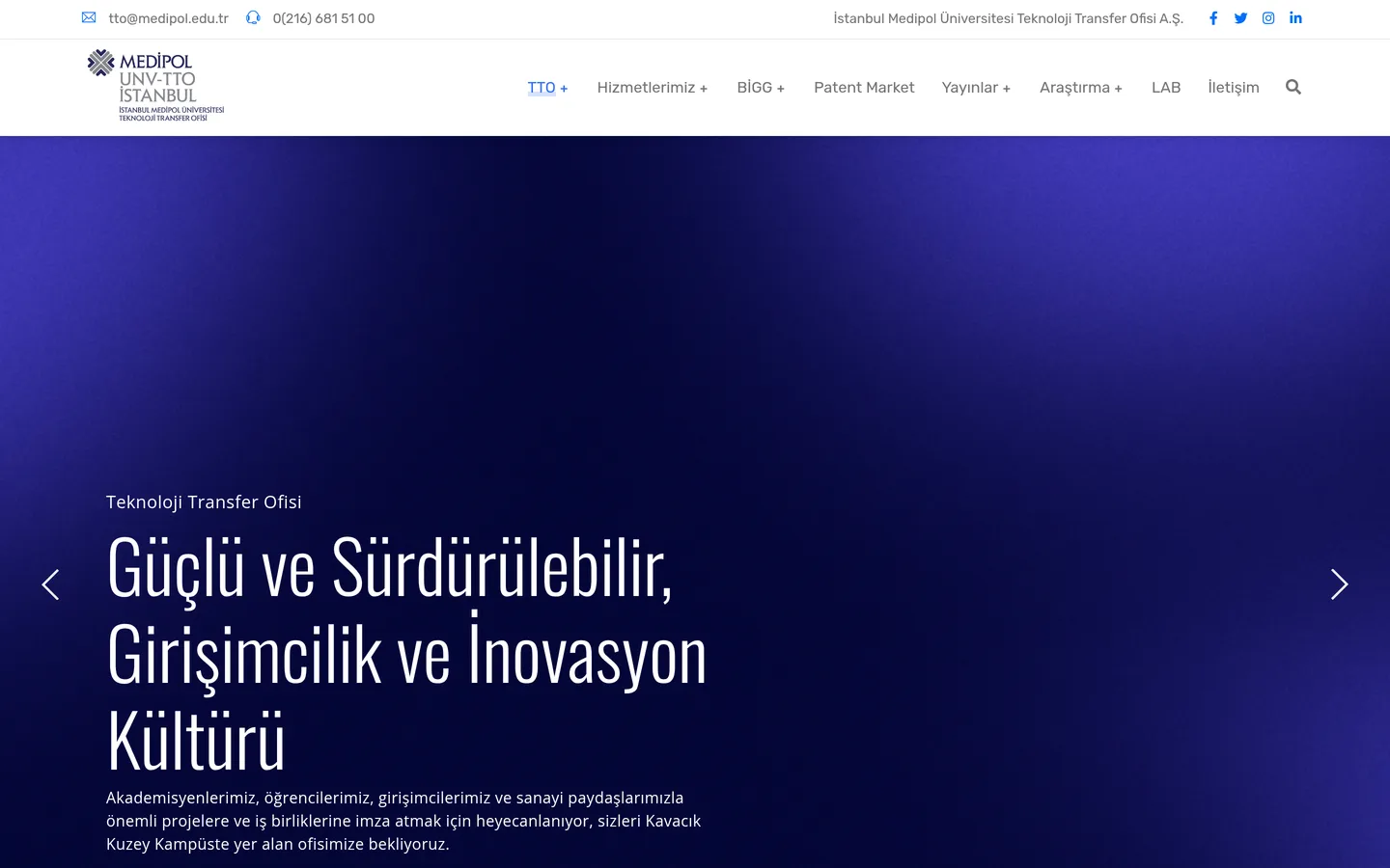 İstanbul Medipol Üniversitesi TTO