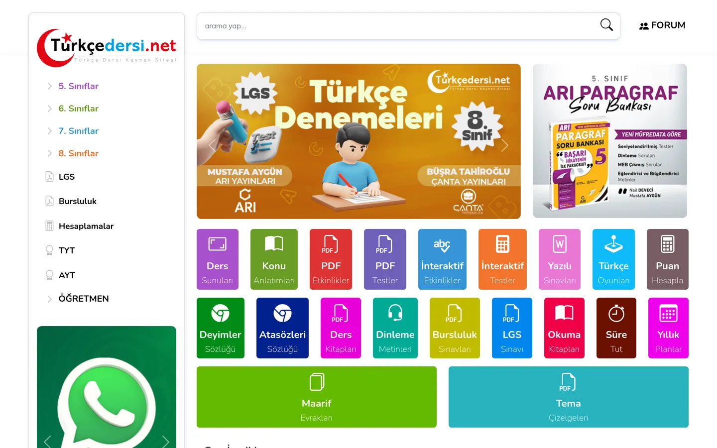 Türkçe Dersi