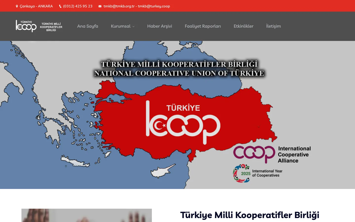 Türkiye Milli Kooperatifler Birliği (TÜRKİYE KOOP)