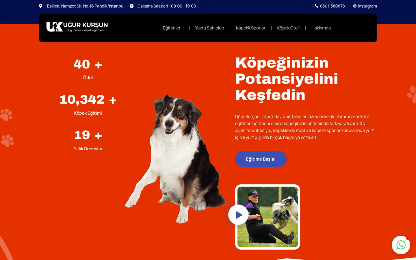 Uğur Kurşun Köpek Okulu