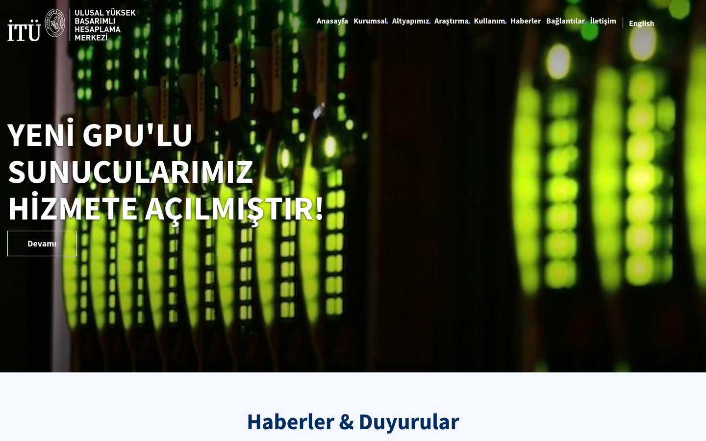 İstanbul Teknik Üniversitesi - İTÜ Ulusal Yüksek Başarımlı Hesaplama Merkezi (UHEM)