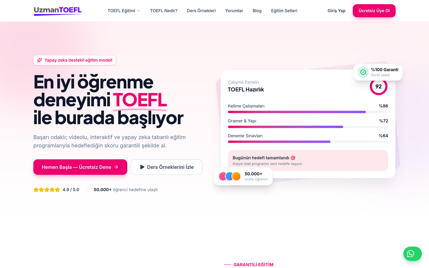 Uzman TOEFL