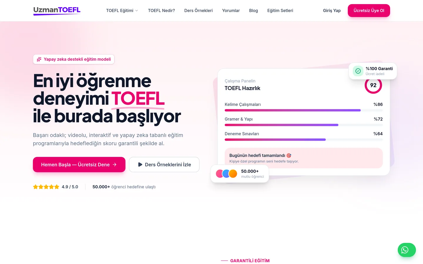 Uzman TOEFL