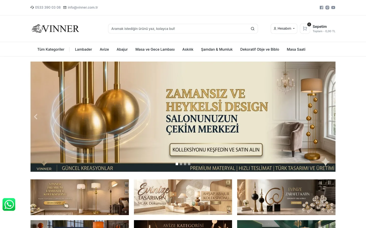 Vinner Aydınlatma