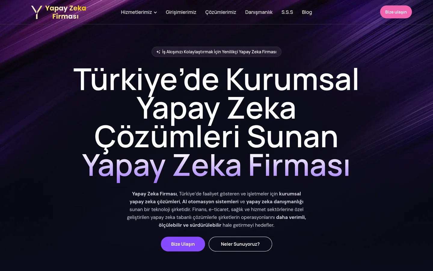 Yapay Zeka Firması