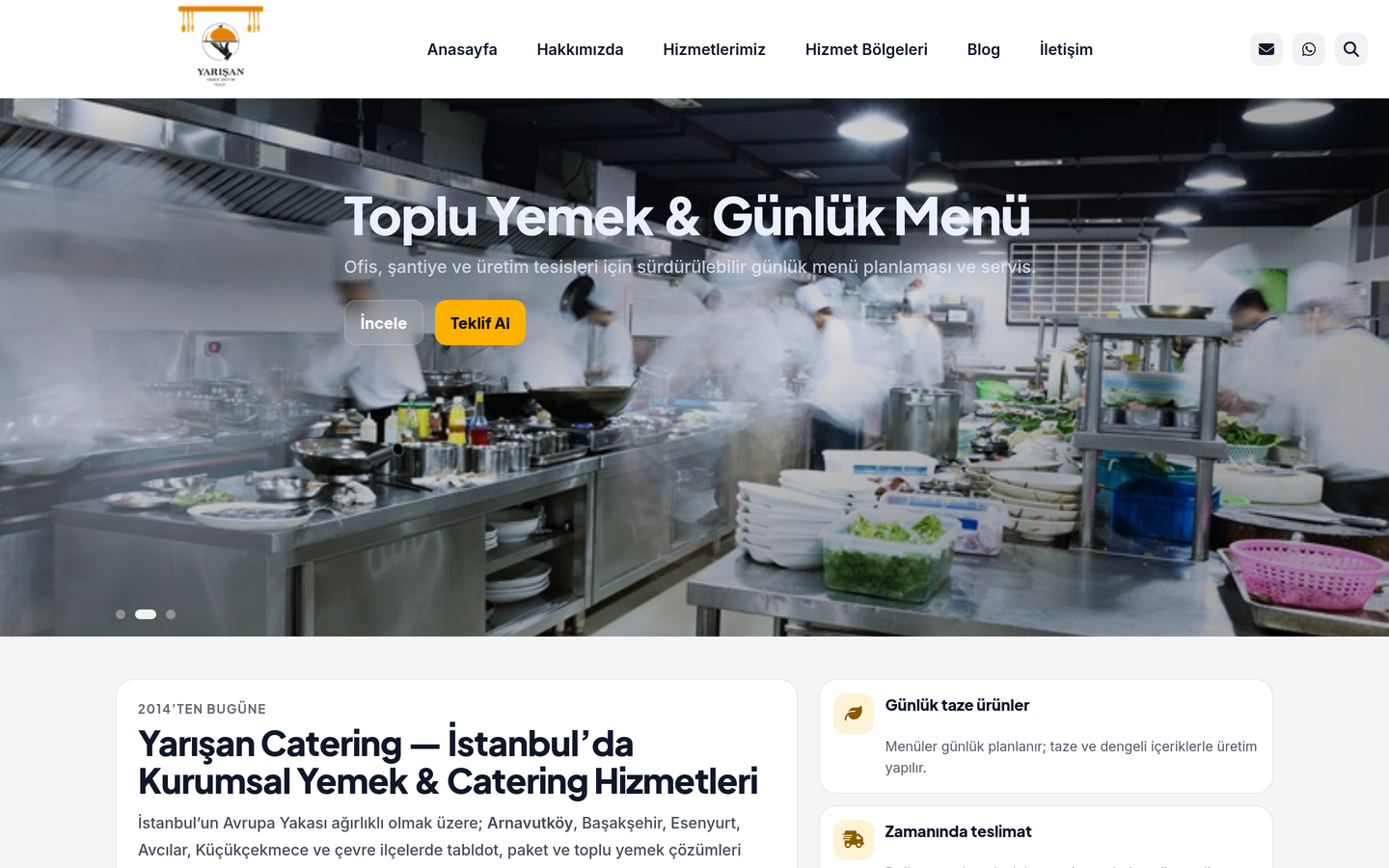 Yarışan Catering