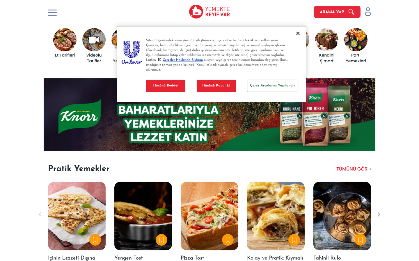 Yemekte Keyif Var