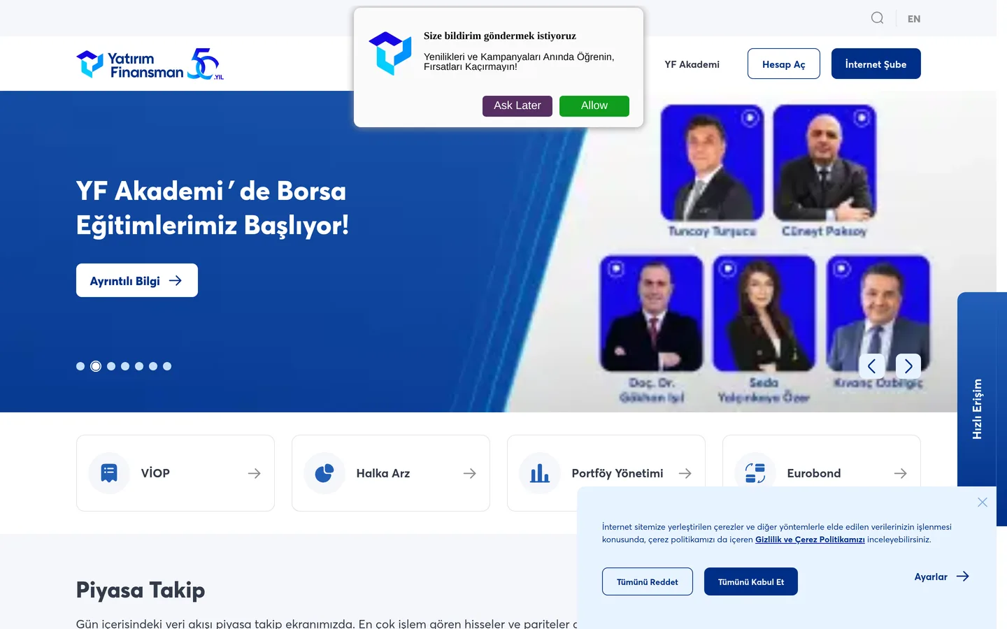 Yatırım Finansman